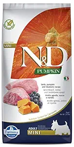 Farmina N&D Grain Free Pumpkin Lamb and Blueberry Adult Food, 7 kg (Mini)