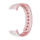 No daña la piel humana. zmigrapddn Correa de Repuesto de Silicona Suave para Reloj Inteligente ID115Plus HR Pro Lite for ID 115/Lite/HR/Pro Pink