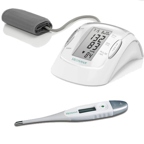 Preisvergleich Produktbild Medisana MTP Blutdruckmessgerät + FTF Fieberthermometerweiß