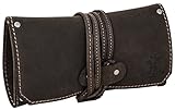 Tabaktasche Leder Dunkelbraun Gusti Leder "Godwin"