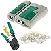 Produktbild Level 4 Stück Netzwerk-Kabeltester Detector Crimpzange Sets RJ45-Stecker Stecker-Netz-Abisolierzange