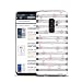 Produktbild HULI Design Case Hülle für Samsung Galaxy S9 Plus Handy im rosa Anker Design - Handyhülle aus TPU Silikon - Schutzhülle klar im maritim Muster Kreuzfahrt Anchor - Transparent für Dein Smartphone