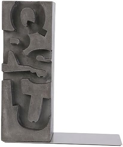 A-Z Book Ends Special Concrete Model: Qrstu