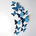 Produktbild 3D Wall Stickers, WYXlink Decal Butterflies 3D Mirror Wall Art Home Decors (a)