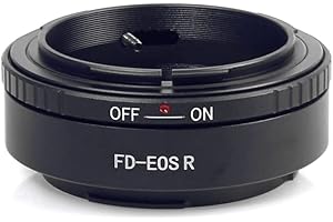 AMOPOFO FD-EF R Bague d'adaptation pour Objectif FD/FL Compatible avec Appareil Photo EF R-Mount EF RF RP, FD to EFS R