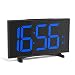 Produktbild Yissvic Digital Wecker Uhr Tischuhr 12/24H Dual Alarm Easy Snooze 6 Einstellbare Helligkeit ultradünn mit 6,5 Zoll LED Display mit USB-Ladeanschluss ohne Adapter (Verpackung MEHRWEG)