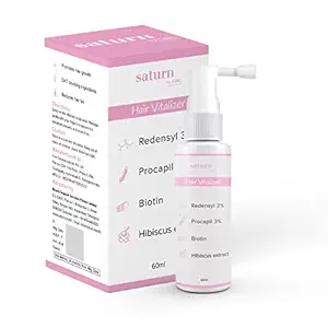 Saturn by GHC Procapil Hair Growth Vitalizer (60 ml - Pack of 1) | Prevents Hair Fall, Promotes Hair Growth & Nourishes Hair Follicles | Powered With 3% Redensyl | Paraben & Sulphate Free