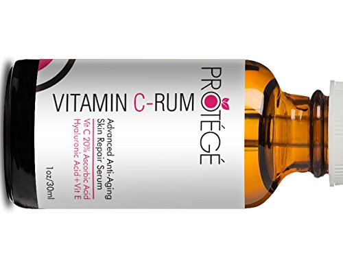 20% Vitamin C Serum für das Gesicht – Protege Vitamin C-RUM – Erhalten Sie Ihre Jugend zurück – Hellt Haut auf + Kehr UV Schäden um + Natürliche Anti-Aging Hautpflege die funktioniert