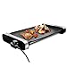 Produktbild Elektrischer Tischgrill, Elektrogrill, Elektrische Antihaft-Grillpfanne mit Regulierbarem Thermostat und Spülmaschinenfestem Zubehör, GD4530, Schwarz