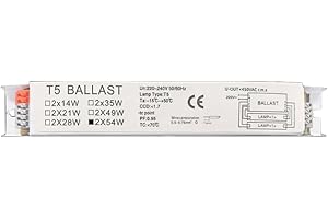 WaTudouYe Ballast Électronique À Large Tension T5 Ballasts De Lampe Fluorescente 220-240V Ballasts À Démarrage À Large Tension Pour Ballast De Remplacement D'usine