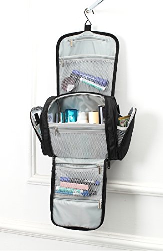 FEDER Kulturbeutel Comfort | Große Reise-Kulturtasche zum Aufhängen | Waschtasche mit vielen Fächern - 3