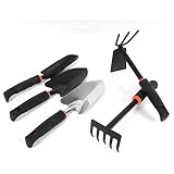 WJX Gartengeräte Set 5 Stück, Gärtner Handwerkwerk-Set, Gartengeschenke, Geschenk-Set für Gartenbedarf
