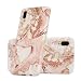 Produktbild P20 Lite Handyhülle Huawei P20 Lite Hülle Case Cover Silikon Matt Marmor Muster Weiche Tasche Herren Damen Marble Schutzhülle Dünn Handytasche Skin Softcase Schale Bumper TPU Handycover-Braun