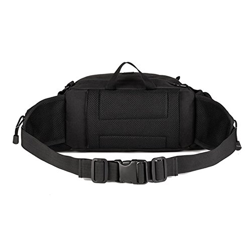 Herren Größ Outdoor Gürteltasche mit Trinkflasche Wasserkocher Zwei-Tasche Bauchtasche - 2