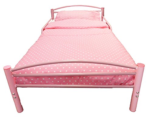 Pink Toddler Bed 7 Pc Set Inc Mattress & Bedding