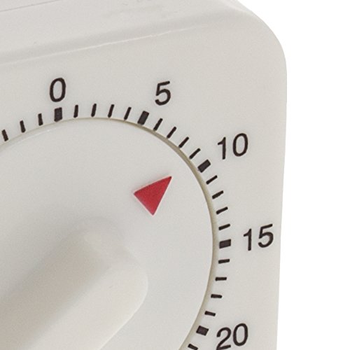 Smartfox Küchentimer Zeitmesser Kurzzeitmesser mechanisch in weiß - 3