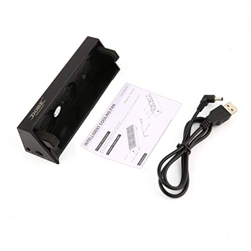Preisvergleich Produktbild Lüfter USB Externer Super Turbo Intelligenter Temperaturkühler Wärmeabfuhr für PS4 Slim Gaming Console