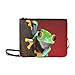 Produktbild WYYWCY Redeye Laubfrosch Agalychnis Callidryas Terrarium Benutzerdefinierte hochwertige Nylon Slim Clutch Crossbody Bag Umhängetasche