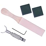 Peso: 160g Juego de Bricolaje de Cuero, Juego de Costura a Mano, Artículos de Cuero Hechos a Mano, Herramientas de Mano, Herramientas de decoración de Piedra de afilar Conjunto de Herramientas eléctricas