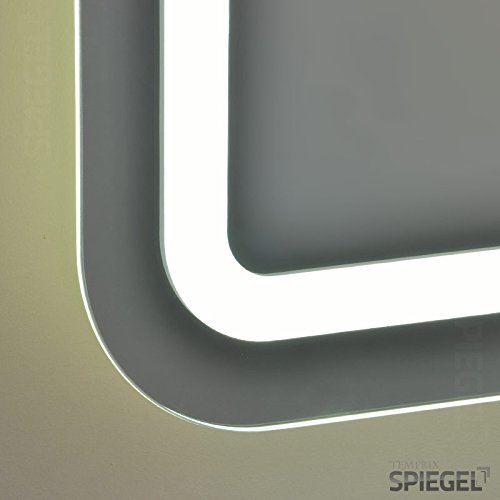 LED Badspiegel beleuchtet Perfekt Badezimmerspiegel mit Beleuchtung 80 x 60 cm - 6