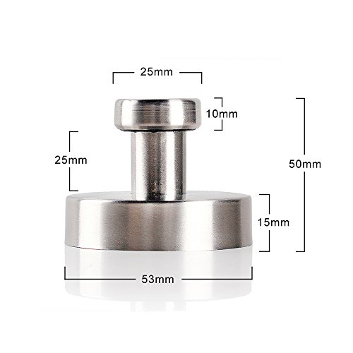 Handtuchhaken, Dailyart Mantel Robe Wandhalterung für Bad Küche Garage, Edelstahl, gebürstet Finish, 2er Pack - 6
