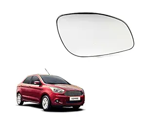 Auto Spare World Right Side Mirror Glass for Ford Figo Aspire 2015-2018 Set of 1 Pcs.