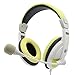 Produktbild Computer Headset, VCOM Computer Musik Headsets mit einstellbarem Mikrofon und Lautstärkeregler Rauschen Isolating Over Ear Stereo Gaming Business Office Skype Leichtes Kopfhörer für Xbox One Desktop Computer PC Laptop-Gelb