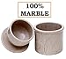Produktbild Radicaln Butter Dish Keeper handgefertigte Cold Crock Butter Halter Pot - Französisch Stil tief bedeckte Käse Flip Top Lagerung und Küchenutensilien Marble Butter Keeper Crock (Brown)