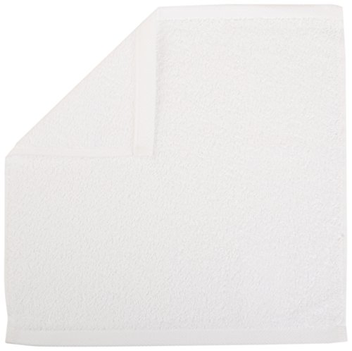 AmazonBasics Waschlappen aus Baumwolle, 24er-Pack – Weiß - 2