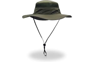EONPOW Sonnenhut Herren Damen Gartenhut UV-Schutz Sonnenschutz Hut Sommerhut mit Breiter Krempe Outdoor Anglerhut Wanderhut