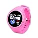 Price comparison product image Leydee Smart Watch for Kids GPS+WIFI+LBS+AGPS+GPRS Tracking Children Elder Smartwatch SOS Pedometer G-sensor Remote Monitor Watch for IOS Android for Baby , pink