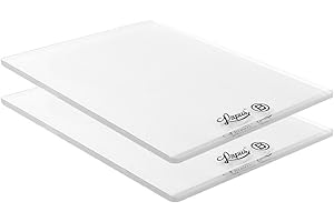 IDEEN MIT HERZ Plastic Plates B | For Embossing & Die Cutting Machine | 15 cm x 19.5 cm | 0.3 cm Thick | Pack of 2