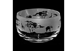 ANIMO GLASS Safari Small Crystal Bowl