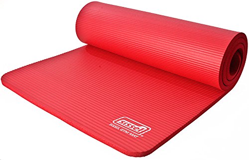 SISSEL Gymnastikmatte Turnmatte Yogamatte Sportmatte Rot 180 X 60 X 1,5 cm