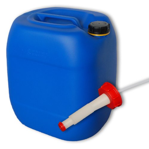 Preisvergleich Produktbild 30 Liter Kanister blau + Ausgießer flexibel, DIN 61