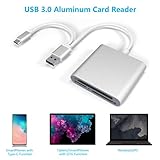 【Schnelleres Teilen】: Hohe Geschwindigkeit und hohe Kapazität: Schneller Daten- , Dateizugriff und hohe Übertragungsraten( 5Gbps) - 10 mal schneller als USB 2.0 ( 480 Mbps) erlauben die Übertragung von HD Videos oder Dateien in Sekunden über USB 3.0 Abwärtskompatibel mit USB 2.0/1.1