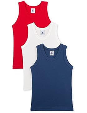 Petit Bateau Jungen Unterhemd 3er Pack