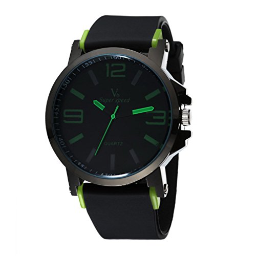 Fashion Sport Wasserdicht Silikon Quarz Armbanduhr Fr Mnner / Jungen,Grn Fashion Sport Wasserdicht Silikon Quarz Armbanduhr Fr Mnner / Jungen,Grn