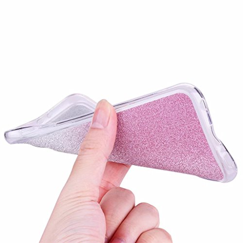 MUTOUREN Samsung Galaxy S7 Caso funda de movil silicona funda la caja del tel  fono TPU resistencia a la ca  da de silicona concha calidad alta moda sencillo cambio gradual matorral - rosa Caja