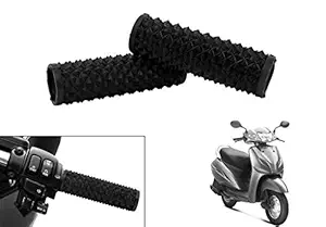 Spedy GC4 Rubber Handle Grip Covers for Scooter- Set of 2 For Tvs Ntorq Nscoaccl660