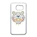 Produktbild KENZO TIGER 03 Samsung Galaxy S6 Edge-Handy-Fall Hülle weiß, Kunststoff-Handyfall hülle decken