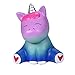 Produktbild Saihui Jumbo Super Squishy Toys Cute Lila/Galaxy Loving Pony Slow Rising Duft Charm Stress lindern Super Weich Für Kinder und Erwachsene Spielzeug Beste Geschenk (Blau)