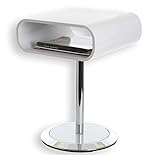 Standfuß mit integrierter weißer Glasplatte