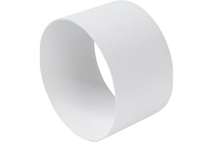 REPA MARKET Łącznik zewnętrzny do rura okrągłych 125 mm - system wentylacji - akcesorium złącze do rur