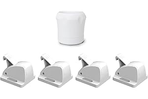 Releone Magnetic Child Safety Cupboard Locks for Children |Child Locks for Kitchen Cupboards |Baby Proofing Cabinet Locks |Child Locks for Drawers |30 Second Install |3M Adhesive 4 Locks and 1 Key