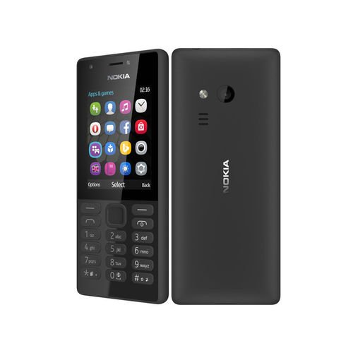 Nokia 216 Telefono Cellulare, Memoria Interna da 16 MB, Grigio [Italia]