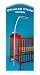 New | Baby Canopy Drape / Mosquito Net + Clamp Holder For Nursery Cot Bed - HEARTS RED