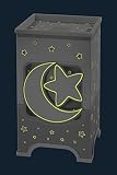 Dalber 63230E Mond und Sterne Tischlampe, Plastik, grau, 12.5 x 12.5 x 21.5 cm - 3