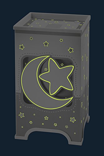 Dalber 63230E Mond und Sterne Tischlampe, Plastik, grau, 12.5 x 12.5 x 21.5 cm - 3