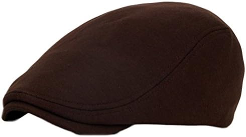 Xuxuon Men's Retro Cotton Warm Flat Caps Driving Hat Cabbie Hat Lvy Tweed Flat Cap newsboy Cap Beret duckbill Hat 1 Pcs